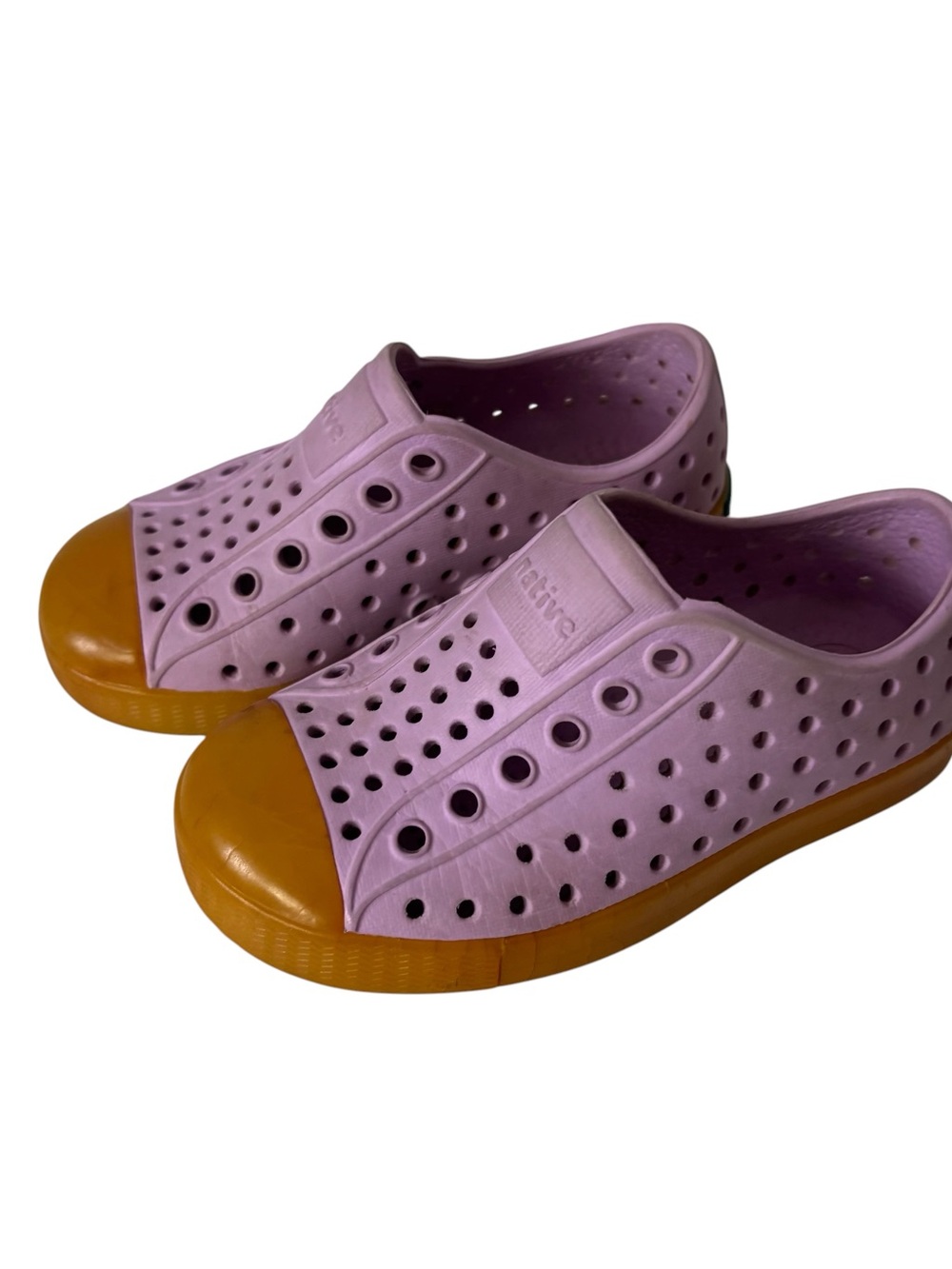Native Jefferson Slip-On Water Shoe Mauve Little Baby Girls Size C7